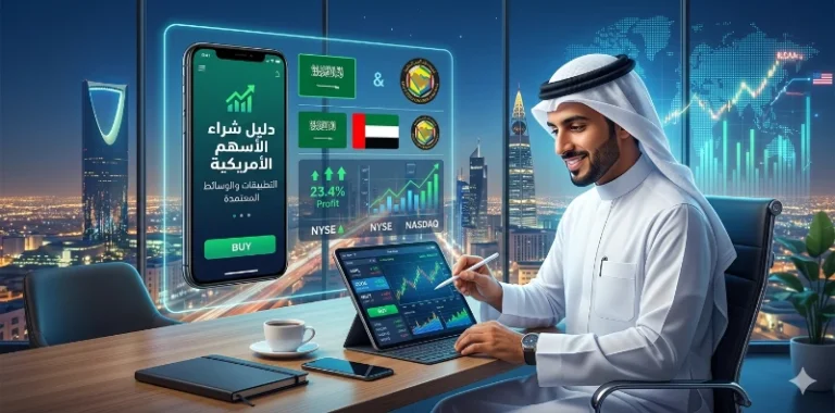 دليل شراء الأسهم الأمريكية من السعودية والخليج