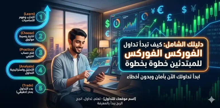 كيف تبدأ تداول الفوركس للمبتدئين خطوة بخطوة بدون أخطاء