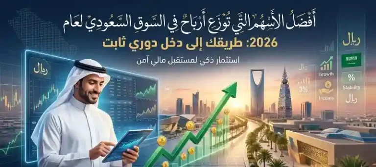 أفضل الأسهم التي توزع أرباح في السوق السعودي لعام 2026