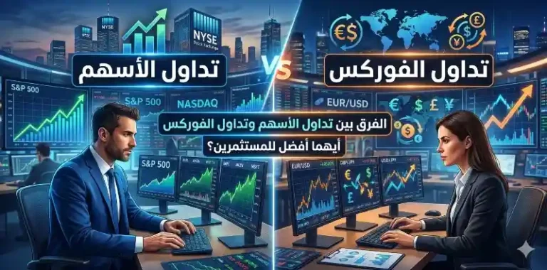 الفرق بين تداول الأسهم وتداول الفوركس وأيهما أفضل للمستثمرين
