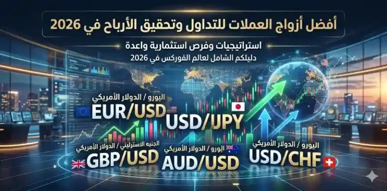 أفضل أزواج العملات للتداول وتحقيق الأرباح في 2026