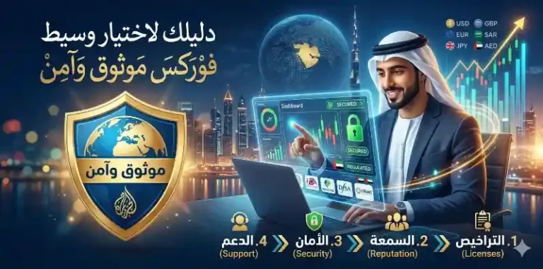 كيفية اختيار وسيط فوركس موثوق وآمن للمستثمرين العرب