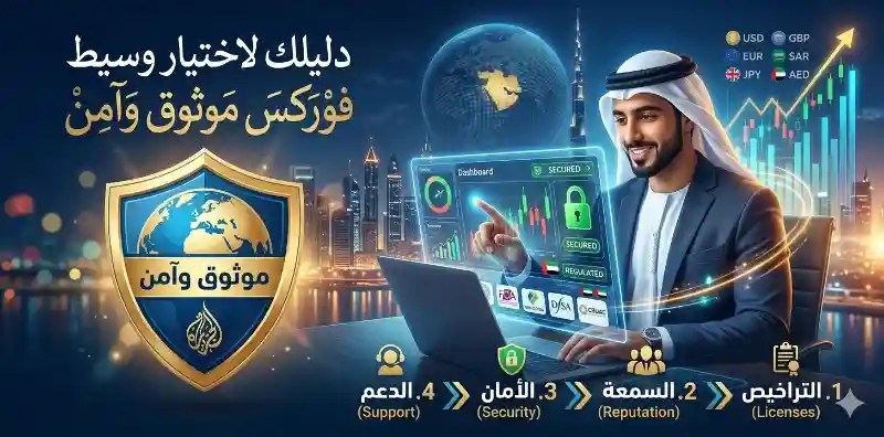 كيفية اختيار وسيط فوركس موثوق وآمن للمستثمرين العرب