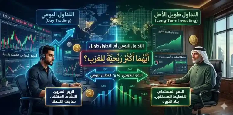 التداول اليومي أم التداول طويل الأجل: أيهما أكثر ربحية