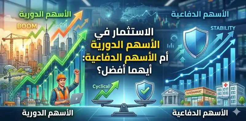 الاستثمار في الأسهم الدورية أم الأسهم الدفاعية: أيهما أفضل