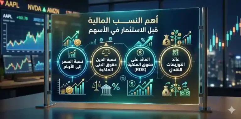 أهم النسب المالية التي يجب معرفتها قبل الاستثمار في الأسهم