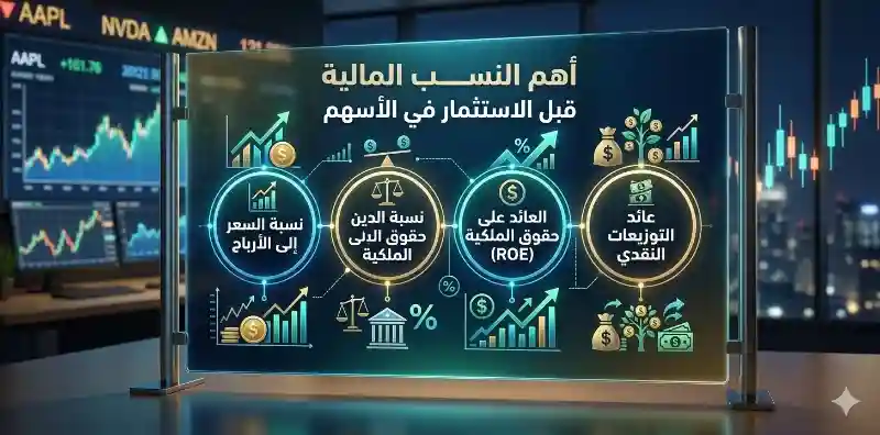 أهم النسب المالية التي يجب معرفتها قبل الاستثمار في الأسهم